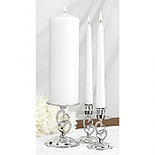 Sparkling Love Candle Stand Set