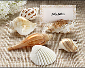 Authentic Shell Placecard Holders with Matching Placecards