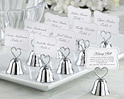 Wedding Bell Place Card Holders - Kissing Bell