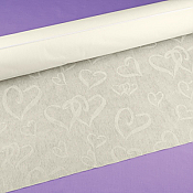 Linked at the Heart Ivory Aisle Runner