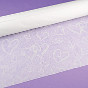 Linked at the Heart White Aisle Runner