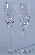 Platinum Swirl Flutes