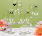 Mr & Mrs Heart Flutes