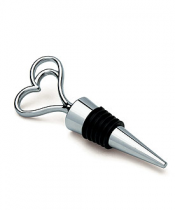 Fused in Love Double Heart Wine Stopper