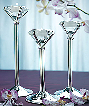 Diamond Shaped Tealight Holders