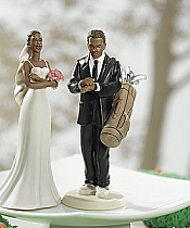 Golf Fanatic Groom Mix & Match Cake Topper