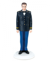 Military Groom in U.S. Army Dress Uniform Figurine