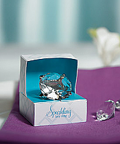 Novelty Diamond Key Chain in Gift Favor Box