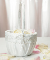 Sweet Art Flower Girl Basket