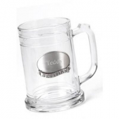 Personalized 16 oz. Mug with Pewter Emblem