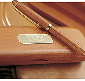 Personalized Genuine Rosewood Pen and Case