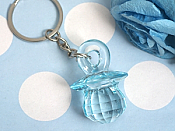 Blue Pacifier Keychain