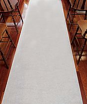 Wedding Aisle Runner - Plain White 33g Non-Woven Fabric - Plain White