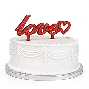 Love Bling Cake Pick