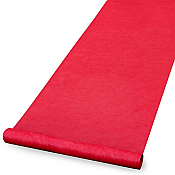 Red Blank Aisle Runner