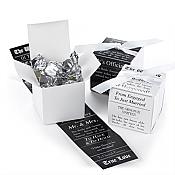 Reversible Announcement Wrap Boxes - Black/White