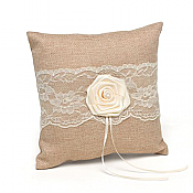 Rustic Country Ring Pillow