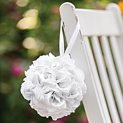 White Rose Kissing Ball