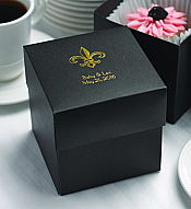 Two Piece Cup Cake Box - Black